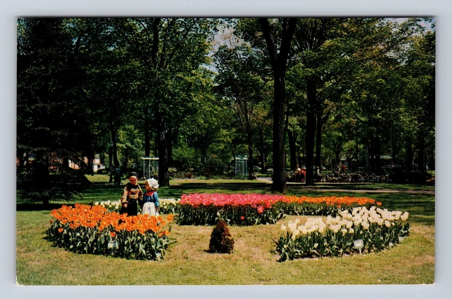 Holland MI-Michigan, Tulip Time, Antique Vintage Postcard