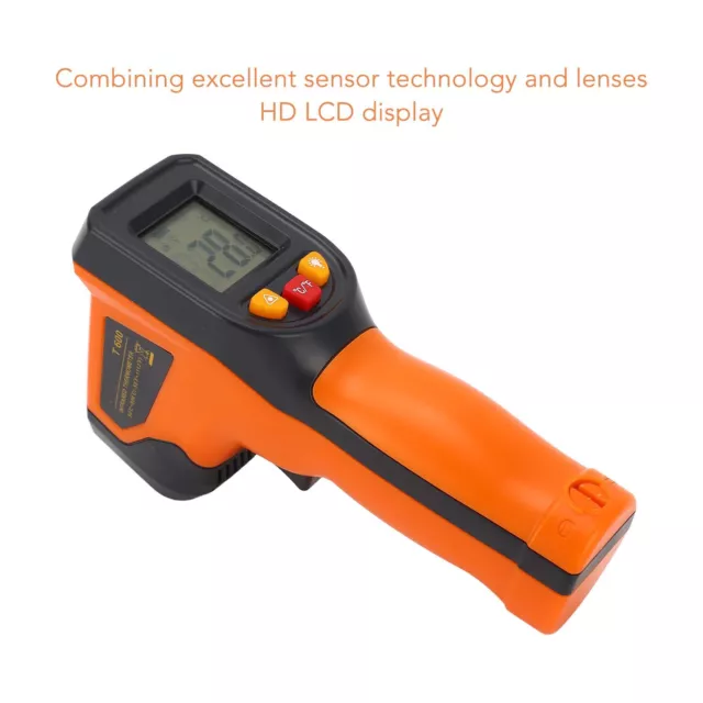 1PCS New Fluke 59 Handheld Laser IR Infrared Thermometer Gun Temperature  Meter T