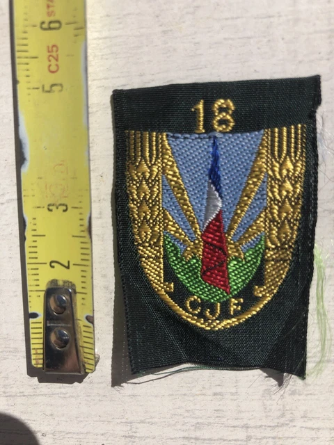 Insigne Tissu Des Chantiers De Jeunesse - Groupement Savoie, Années 40, Occasion Avec Plis