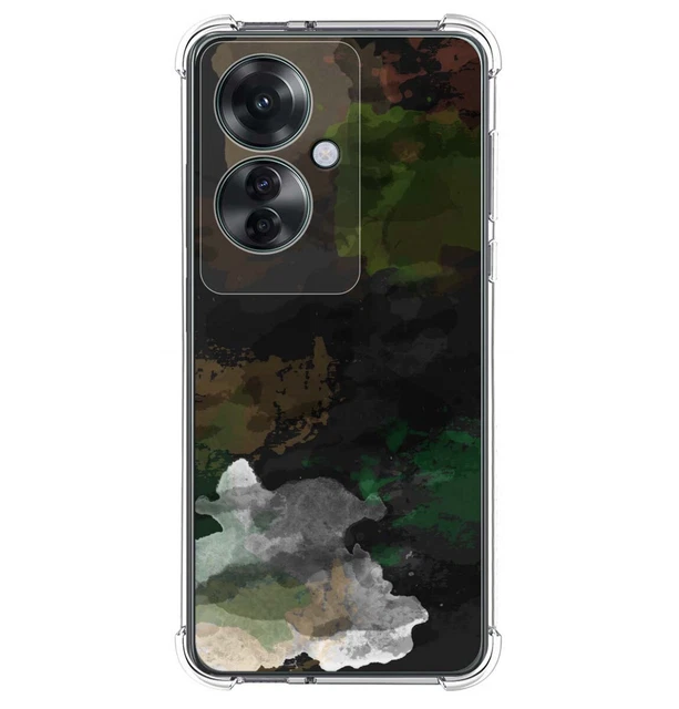 Paekear Custodia con Collana per OPPO Reno 10/Reno 10 Pro, Cover Trasparente Morbido Silicone con Cordino Case con Laccio Tracolla [Antiurto] [AntiGraffio] [Antiscivolo] TPU Cover con Collana, Verde