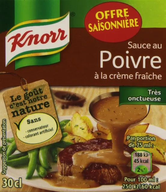 Sauce Armoricaine Knorr la boite de 200 g Contenu