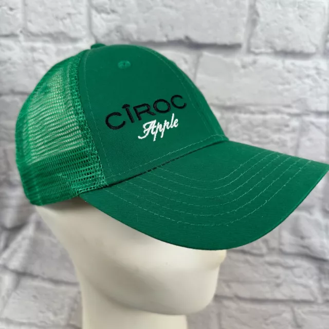 Ciroc Apple Vodka Hat Cap Trucker Snapback Diddy Embroidered Adjustable NWOT