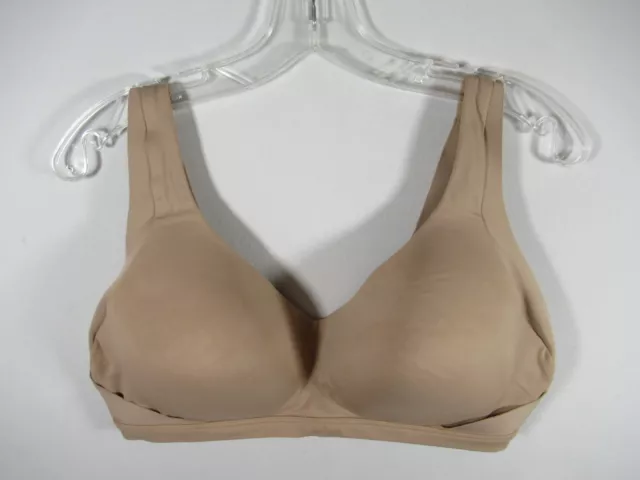 Warners No Side Effects Underarm Back Smoothing Bra XL Beige Wireless RA2231A