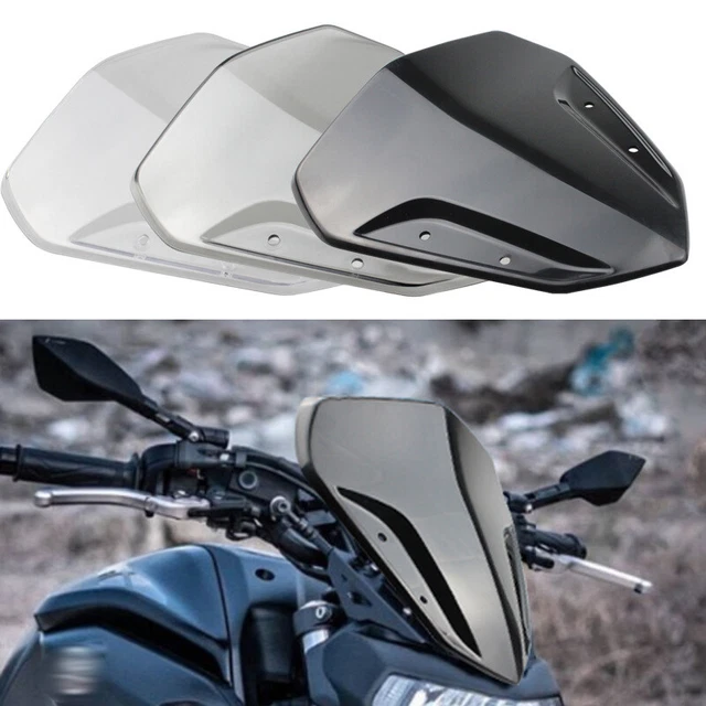 ABS Universal Motorcycle Headlight Fairing Windshield Windscreen Protect Cover