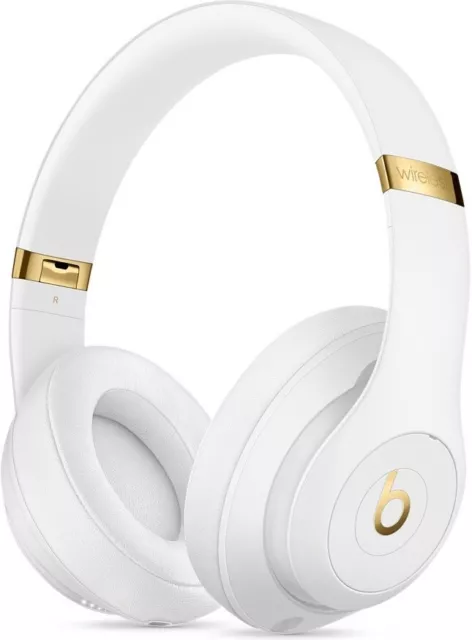 Apple Beats by Dr.Dre Studio3 sans Fil Casque Audio Anc - Blanc/Or - comme Neuf