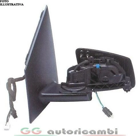 Kit 2 Guarnizioni Specchio Esterno In Gomma Per Mercedes Classe A W169 E B W245 | Sostituzione OEM