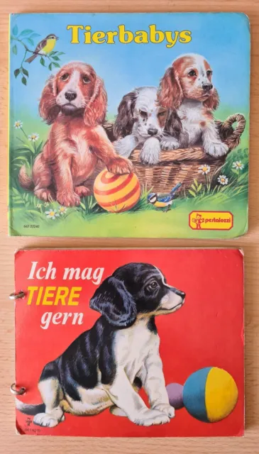 Tierbücher "Ich mag Tiere gern"/"Tierbabys"-Papp-Bilderbücher PESTALOZZI-Verlag