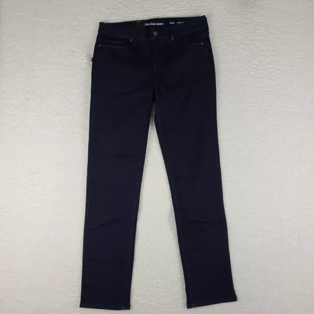 Calvin Klein Jeans Womens 10 x 30 Ultimate Skinny Dark Wash Blue NWT