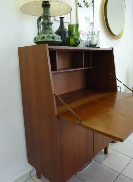 50er 60er Jahre Mid Century Sekretär Schreibtisch Schrank Kommode Vintage Teak?