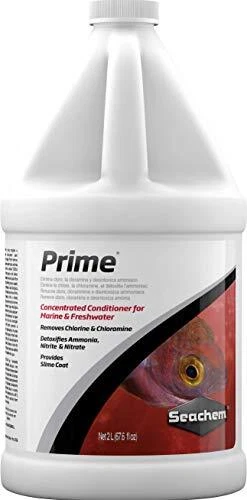 Seachem Prime Fresh and Saltwater Conditioner - Chemical Remover and Detoxifi...