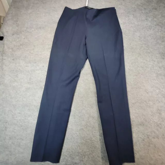 Elie Tahari Pants Womens 8 Blue Size Zip Casual Straight Leg