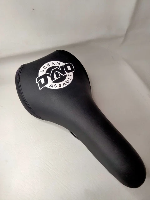 Old school style custom Dyno Bmx Seat Single Railed New Black Large