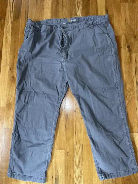 CARHARTT RELAXED FIT Pants Mens 54x30 Gray Carpenter $25.00 - PicClick