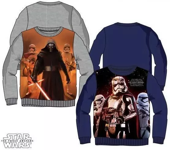 Pullis von Star Wars--> Grau, Blau--> 104 - 140--> NEU!!!