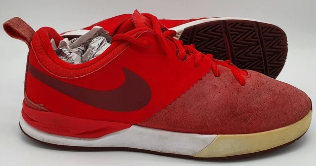 NIKE SB PROJECT BA Lunarlon Suede Trainers 599698 610 Red White UK10 US11 EU45 44.00 PicClick UK