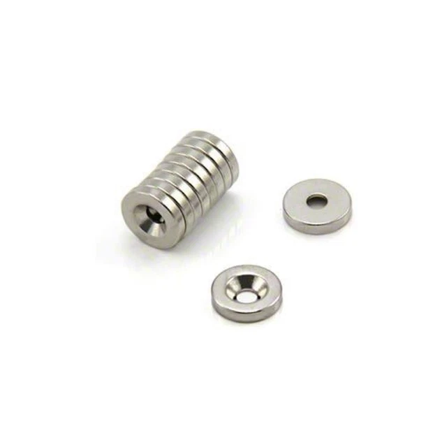 MAGNET Expert Ltd - Anelli magnetici svasati grado N42 in neodimio, 10x2 mm, cap