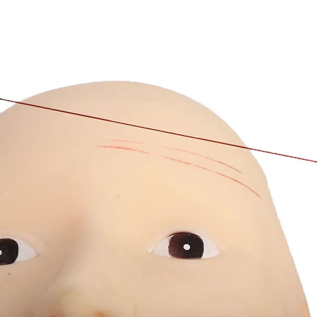 Righello mappatura sopracciglia tatuaggio misura sopracciglia stringa righello linea freccia trucco arco con