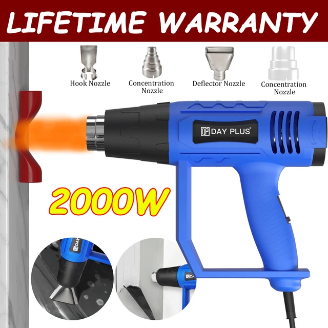 HEAT GUN FOR Painting Stripping, DualTemperature 2000W Electric Hot