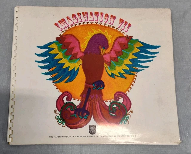 VINTAGE 1974 CHAMPION Papers, 3 Color Posters, Imagination