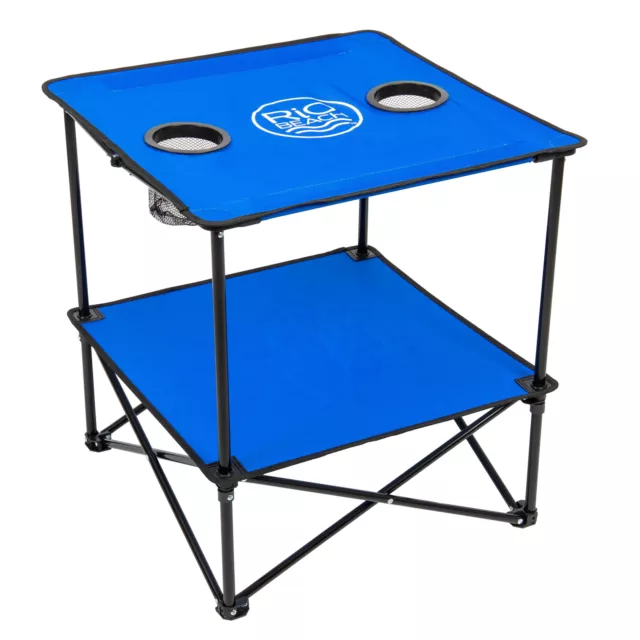 22" Square Compact Folding Beach Table
