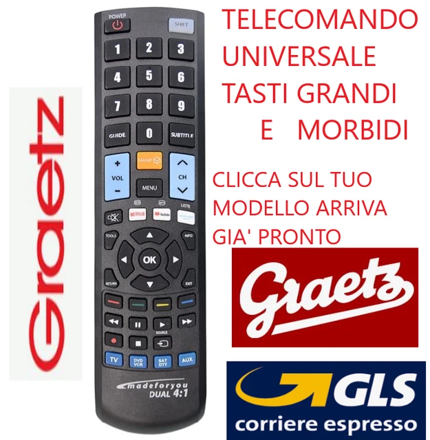 Telecomando compatibile per BOLVA LED-3266F già programmato - Bandi Srl