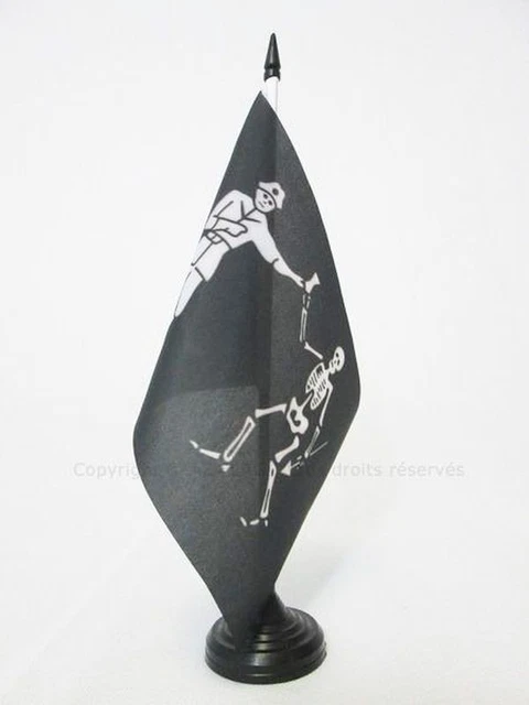 Drapeau Pirate Bart Roberts 150x90cm - Tête De Mort Haute
