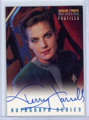 Star Trek: Deep Space Nine Profiles Autograph Terry Ferrel as Jadzia Dax