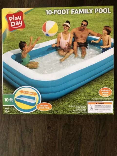 Play Day 10-Foot Family Pool