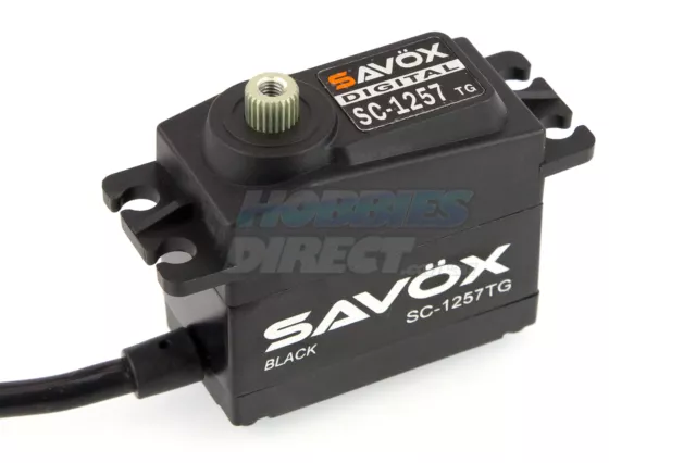 Savox Standard Black Edition 10kg Titanium Geared Servo...