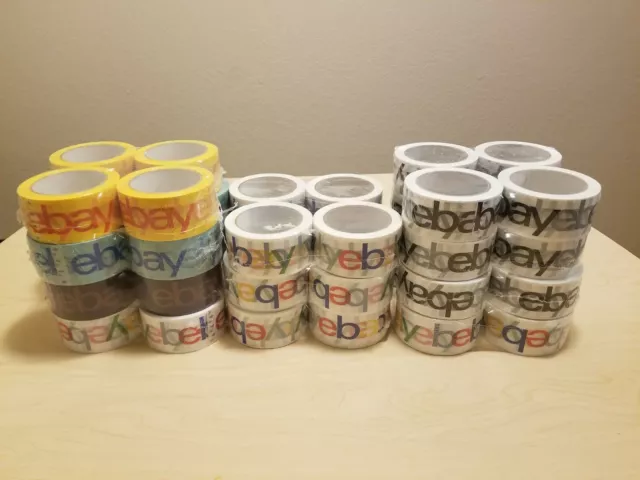 2 Rolls - 2" x 75 Yards - eBay Branded BOPP Packaging Shipping Tape