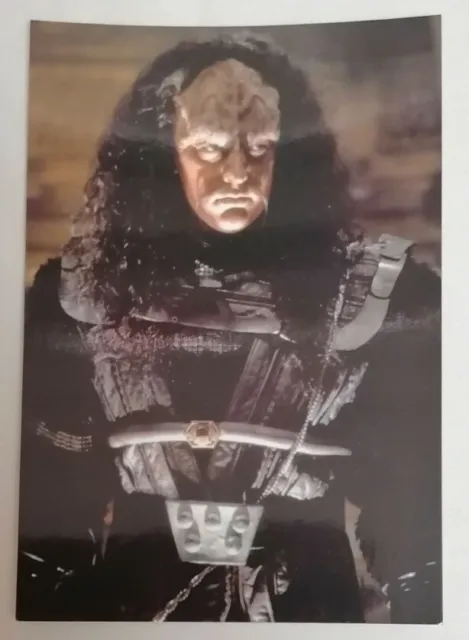 POSTCARD - Klingon Alien Star Trek Generations Movie 6"X4"  Star Trek Postcard