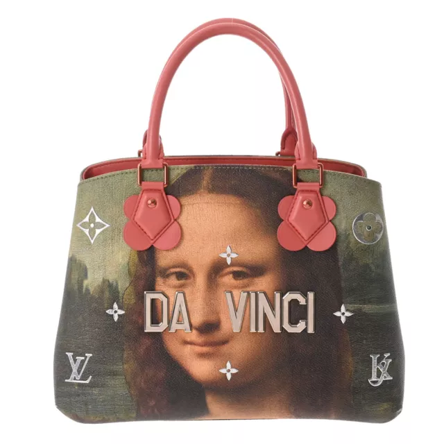 LOUIS VUITTON Mona Lisa Da Vinci Neverfull MM Tote shoulder Bag M43373  canvas LV