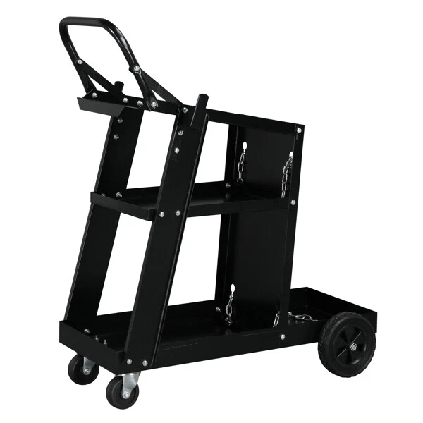 Professional Welding Cart Plasma Cutting Machine without Drawer Black