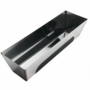 Padella fango Heliarc con impugnatura,, acciaio inox, 12 pollici. -12HRG