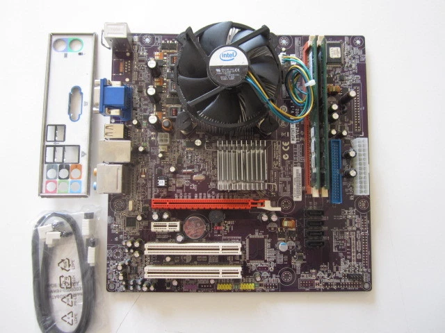 Carte Mère ECS GeForce6100PM-M2 V2.0 - Socket AM2 - Pour PC De Bureau - Occasion Fonctionnelle
