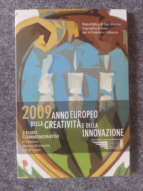 Euro Münzen San Marino 2 Euro  2009 Europäisches Jahr der Kreativität