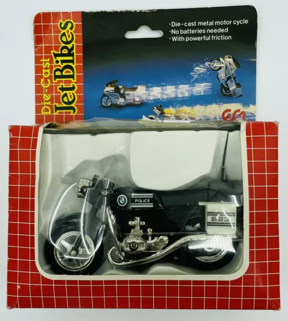 Vintage Jet Bikes Moto Bmw Police B23 A Friction - Neuf Dans Sa Boîte A - C