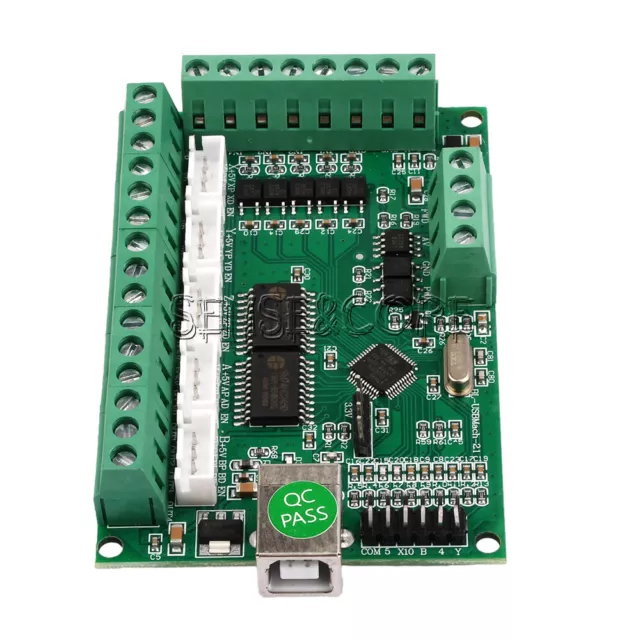 CNC USB MACH3 100Khz Breakout Board 5 Axis Interface Driver Motion Control C2U6