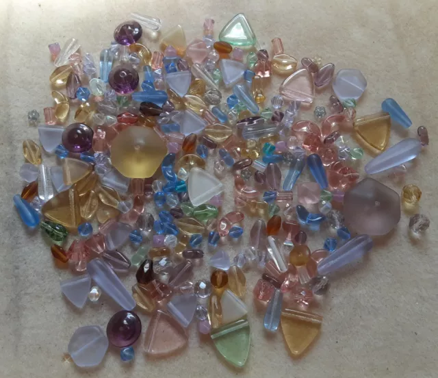 Czech Glass Bead Lot Czech Glass Bead Soup Mixed Assortment Czech Glass Beads