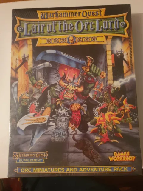 warhammer quest lair of the orc lord. Unopened original shrinkwrap