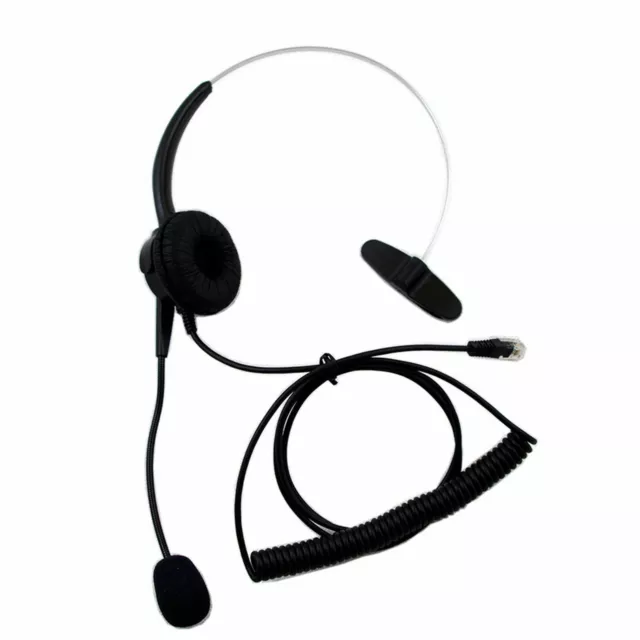 Replacement Headset For Plantronics A100 T10 T20 T110 S11 S12 Telephone Black