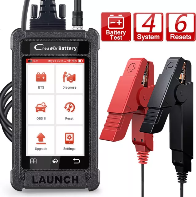 LAUNCH CRB5001 12/24V Auto Batterietester OBD2 Diagnosegerät Batterie Prüfer