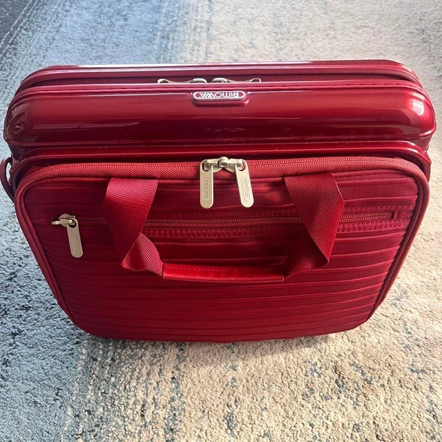 Rimowa Salsa Deluxe Hybrid Business Briefcase Red From Japan used