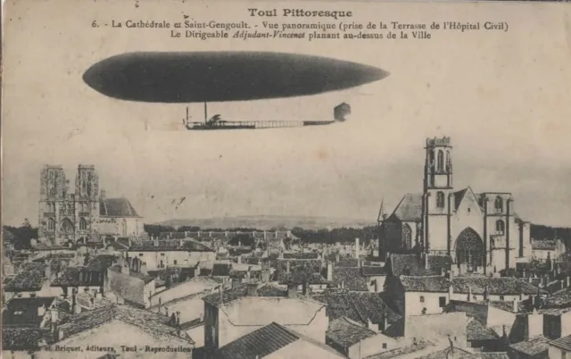 CPA 54 - Meurthe et Moselle - picturesque TOUL - airship warrant officer Vincenot