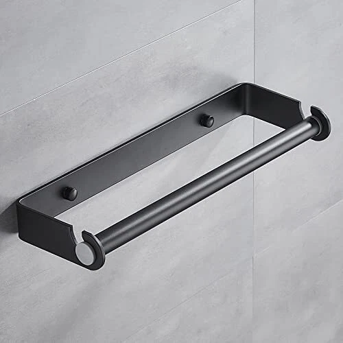 Soporte para toallas de papel YOTWENK debajo del gabinete para montaje en pared de cocina agujero para toalla de papel