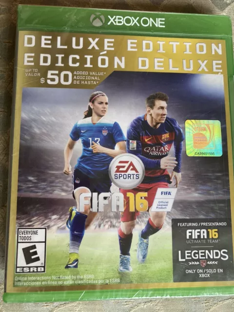 FIFA 16. Deluxe Edition per Xbox One. EA. Messi Morgan. Inglese/spagnolo. SIGILLATO