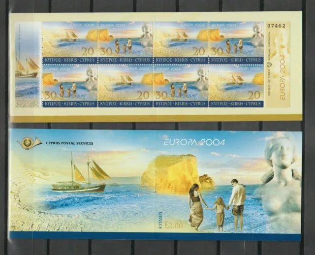 s39517 CYPRUS EUROPA CEPT 2004 MNH** Booklet Carnet