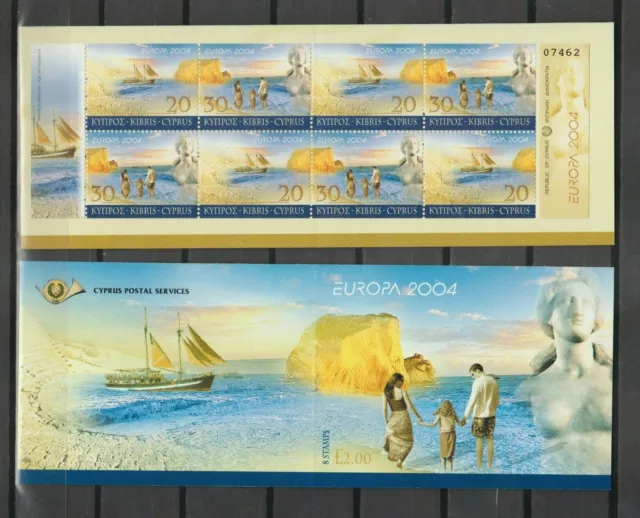 s39517 CYPRUS EUROPA CEPT 2004 MNH** booklet notebook