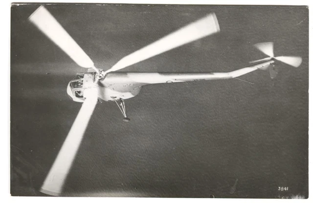 RPPC Postcard Airplane Bristol Sycamore HR14