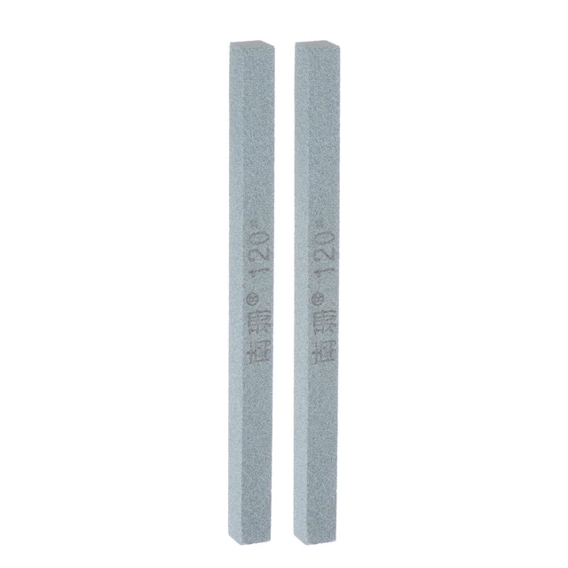 2pcs Sharpening Stones 120 Grit 150mm Green Silicon Carbide Polishing Whetstone